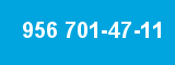 956 701-47-11 956 701-47-11